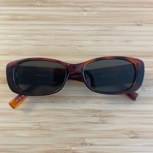 Le Specs Sunglasses in Unreal! In Toffee Tort & Khaki Mono